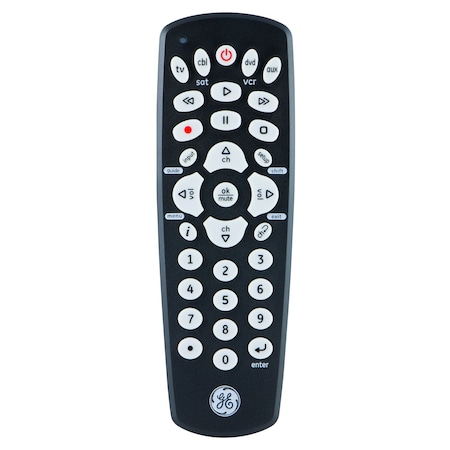 Ge GE 4-Device Universal Remote Control, Black 34708